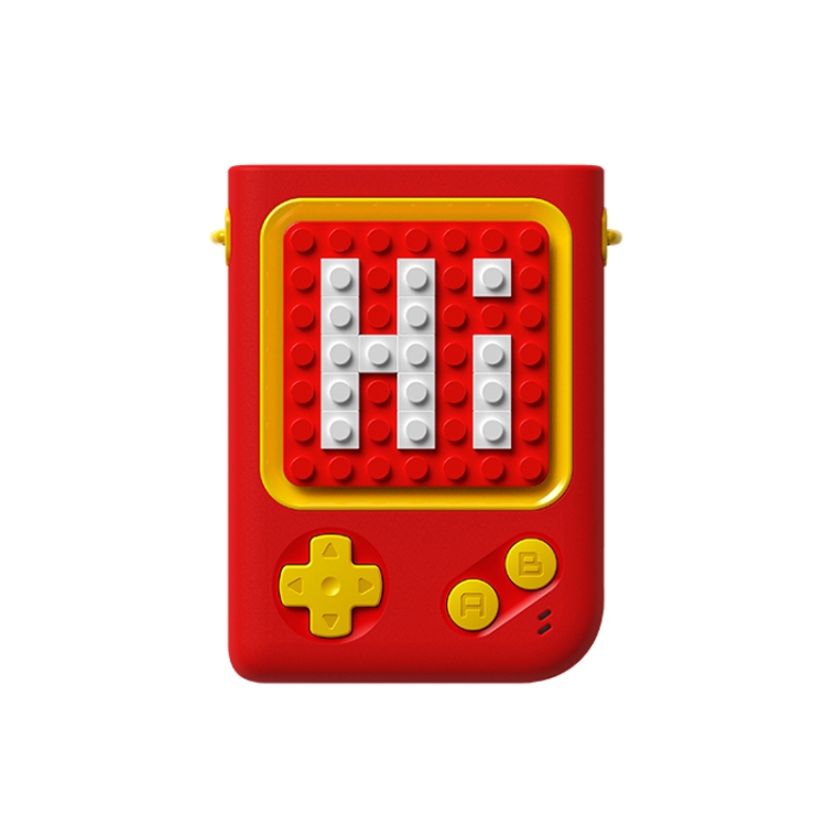 

PROFAN XH008 USB Hanging Game Console Shape Fan with Bracket, Style: Building Blocks (Red)