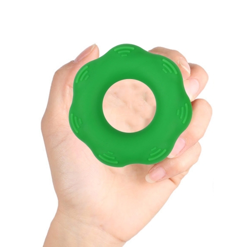 

3 PCS Hand Exercise Massage Bump Gear Type Silicone Grip Ring, Style: 50LB (Dark Green)