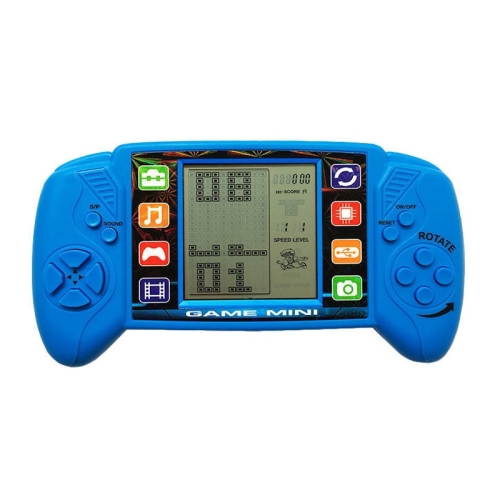 

Large Screen Children Handheld Game Console Electronic Toys(Blue)