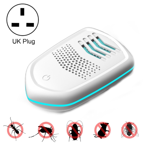 

Pest Repeller Ultrasonic Mosquito Repeller Incense Heating Plug-In Mouse Repeller UK Plug( White)