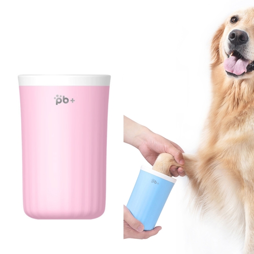 

PB+ Pet Semi-Automatic Foot Washing Cup, Specification: M (Pink)