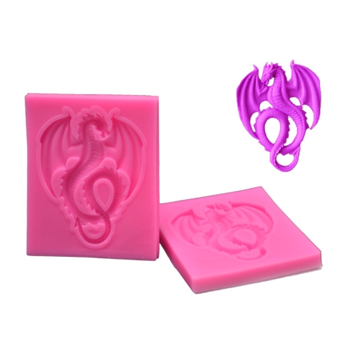 

2 PCS Pterodactyl Chocolate Cake Clay Decoration DIY Silicone Mold(Large Pink)