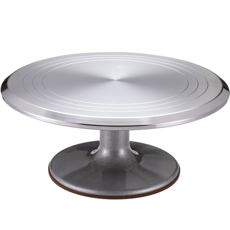

Aluminum Alloy Cake Anti-skid Decoration Turntable(12-inch )