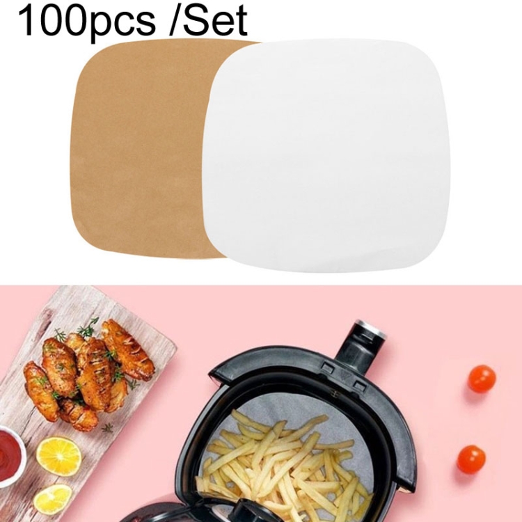

3 Sets Air Fryer Special Paper Pad Grilled Meat Paper Oil Absorbed Paper, Color Random Delivery, Style: Square Without Hole (15cm)