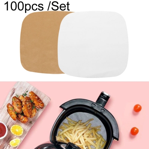 

3 Sets Air Fryer Special Paper Pad Grilled Meat Paper Oil Absorbed Paper, Color Random Delivery, Style: Square Without Hole (18cm)