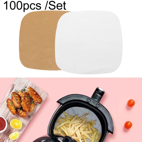 

3 Sets Air Fryer Special Paper Pad Grilled Meat Paper Oil Absorbed Paper, Color Random Delivery, Style: Square Without Hole (20.5cm)