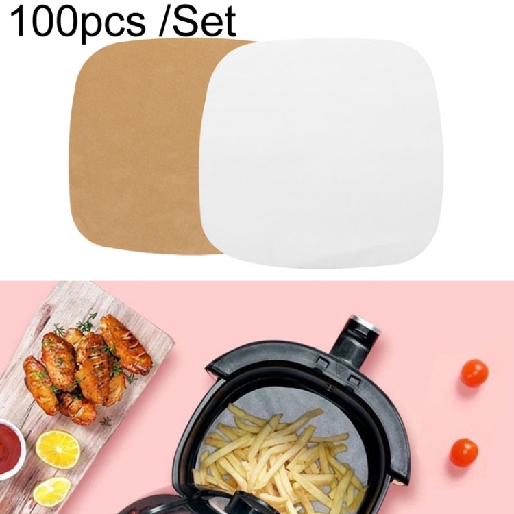 

3 Sets Air Fryer Special Paper Pad Grilled Meat Paper Oil Absorbed Paper, Color Random Delivery, Style: Square Without Hole (21.5cm)