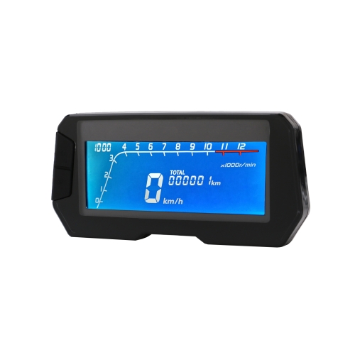 

6 Gear Universal Motorcycle LCD Digital Speedometer Odometer