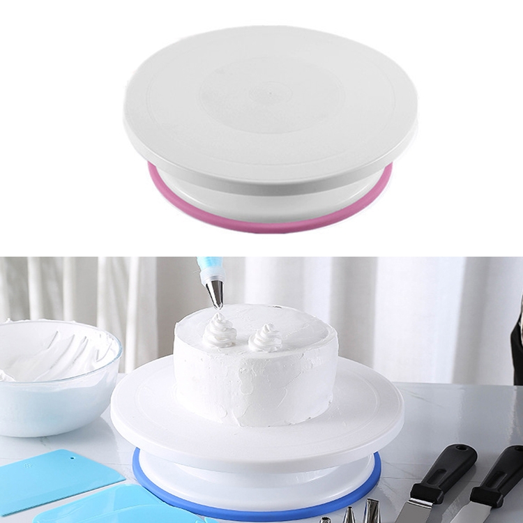 

Home Piping Table Cake Turntable, Specification: Pink