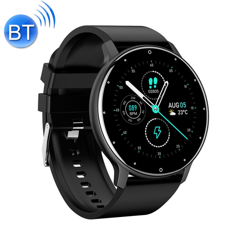 

ZL02 Smart Heart Rate Blood Pressure Oxygen Monitoring Sports Pedometer Wireless Bluetooth Watch(Black)