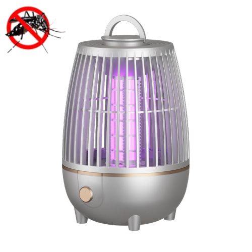 

LED Mosquito Killer Lamp Home Photocatalyst USB Mushroom Mosquito Killer(Silver Gray)