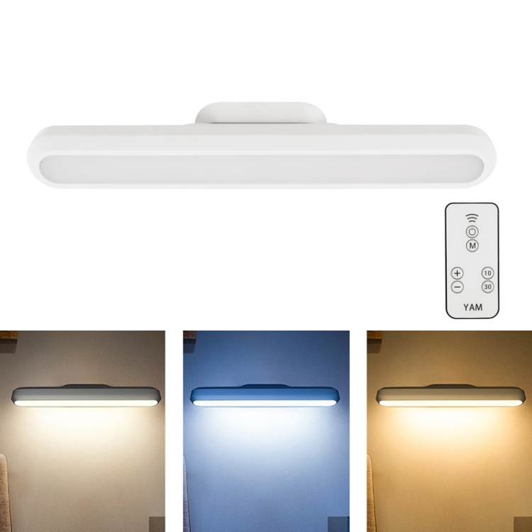 

Desk Tricolor Temperature Learning Reading Lights, Style: Rechargeable (White)