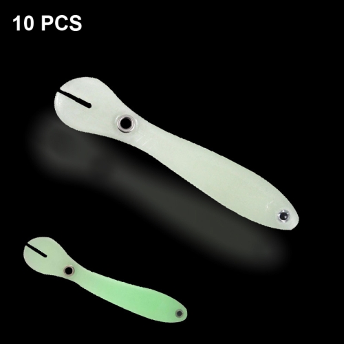 

10 PCS Luya Bait Loach Bionic Bait Fishing Supplies, Specification: 6g / 10cm(Luminous)
