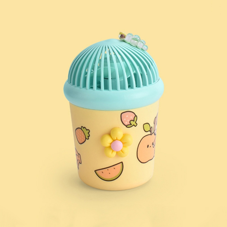 

Cartoon Cute Cream Children USB Portable Handheld Fan(Yellow)