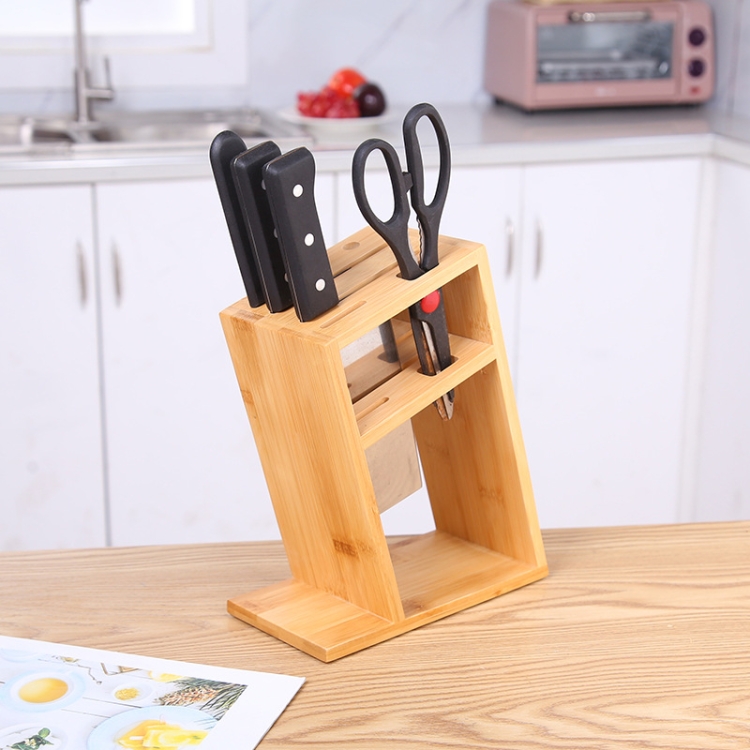

Kitchen Multifunctional Knife Storage Rack, Specification: Beveled
