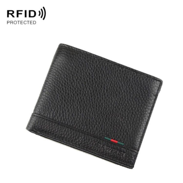 

Baweisi A-6513-1 Men Casual Short RFID Wallet Multifunctional Card Holder