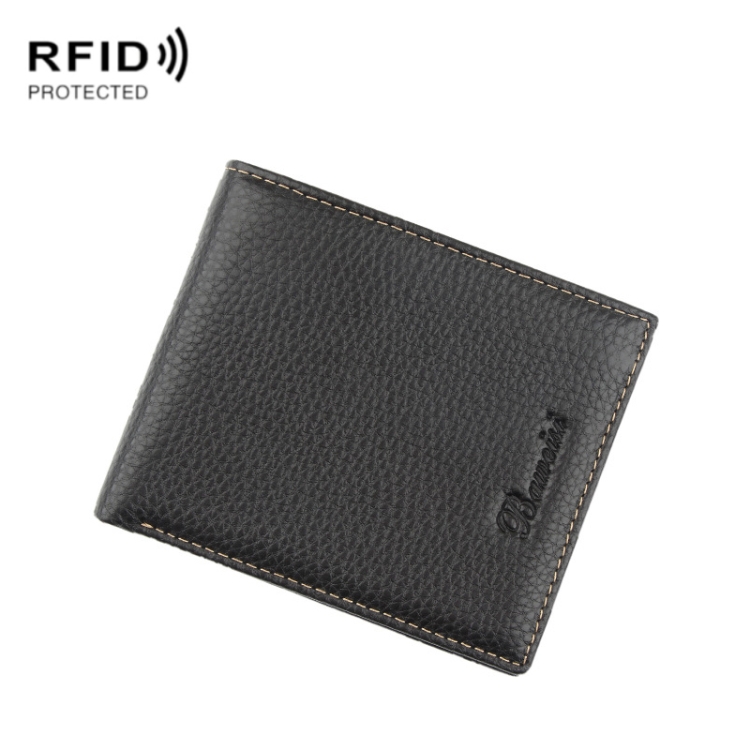 

Baweisi A-6556-1 Men Casual Short RFID Wallet Multifunctional Card Holder