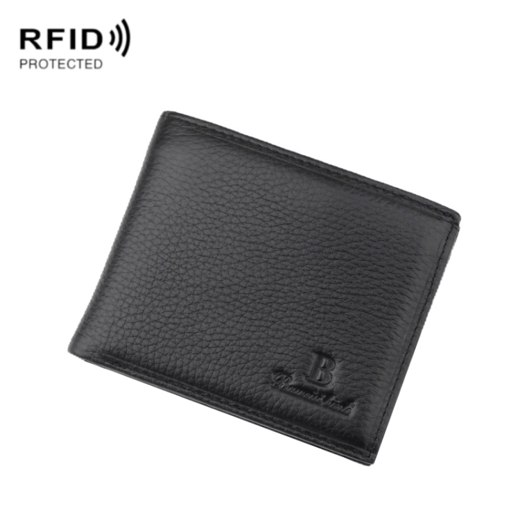 

Baweisi A-6502-1 Men Casual Short RFID Wallet Multifunctional Card Holder