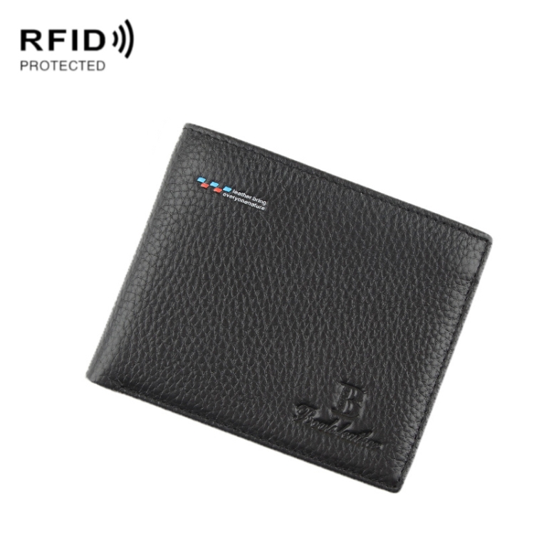 

Baweisi A-65105-1 Men Casual Short RFID Wallet Multifunctional Card Holder