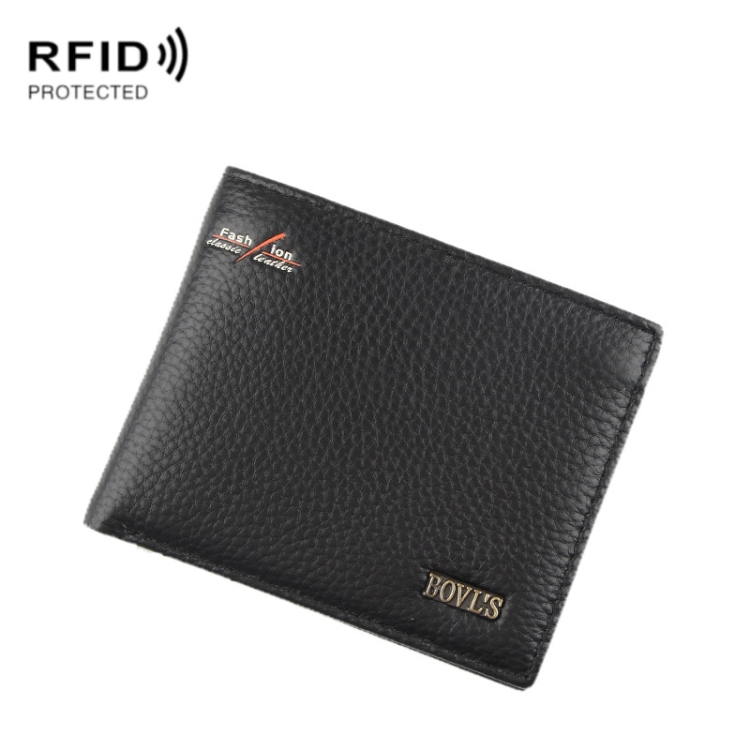 

Baweisi A-6592-1 Men Casual Short RFID Wallet Multifunctional Card Holder