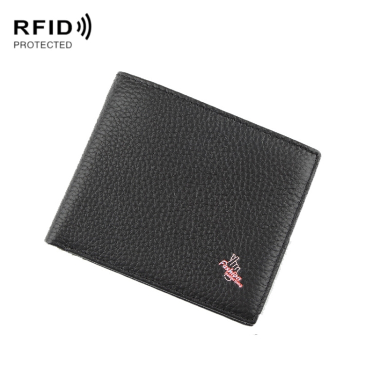

Baweisi A-65101-1 Men Casual Short RFID Wallet Multifunctional Card Holder