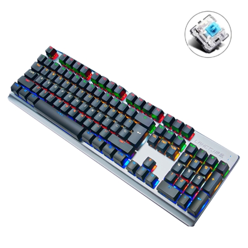 

LANGTU G800 104 Keys Office Gaming Mechanical Luminous Wired Keyboard,Cable Length:1.5m(Black Green Shaft Mixed Color Light)