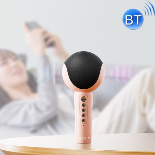 

Havit P1 Multifunctional Wireless Bluetooth Microphone with Speaker Function(Pink)