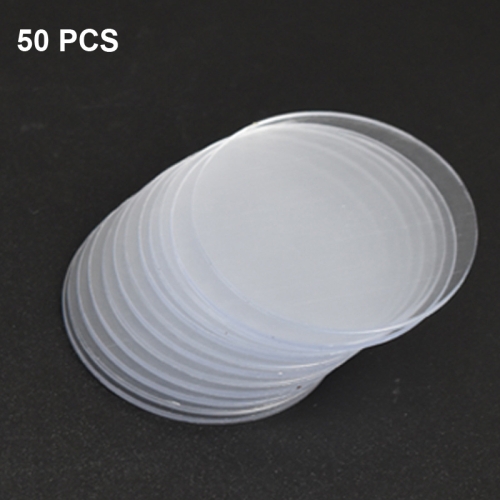 

50 PCS Transparent Tape Sticker Strong Nano Tape ,Style: Round Diameter 60x0.8mm