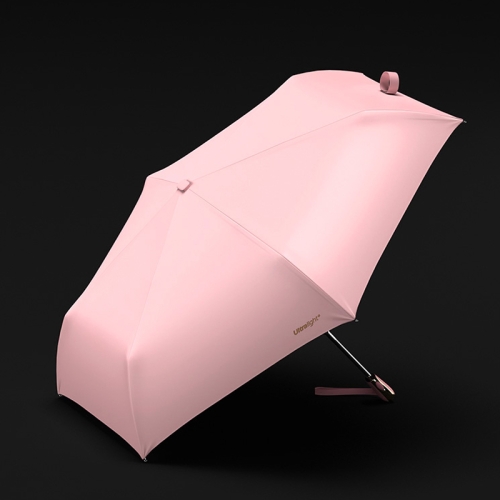 

OLYCAT Light Black Glue Sunside Anti-UV Rain or Shine Umbrella(Pink)