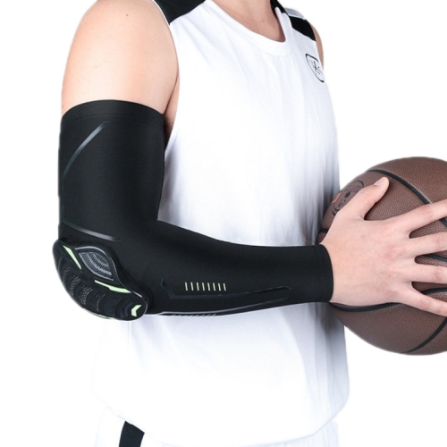 

Outdoor Sports Honeycomb Anti-collision Compression Arm Guard, Color: M (Black)