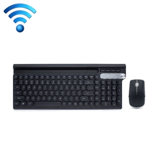 

LANGTU LT500 Silent Office Punk Keycap Wireless Keyboard Mouse Set(Black)