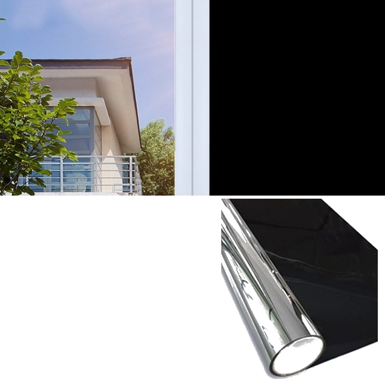 

5 PCS Sunscreen Shading Film One-way Perspective Anti-peeping Glass Sticker, Specification: 50x100cm(Full Shading-Black)