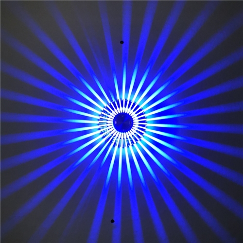 

LED Aluminum Aisle Light Sunflower Leisure And Entertainment Place Decorative Light, Power source: Visible Installation 3W(Blue)