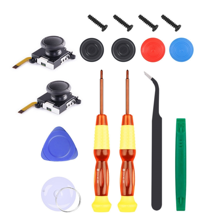

Joy-Con 3D Joystick Repair Screwdriver Set Gamepads Disassembly Tool For Nintendo Switch, Series: 16 In 1