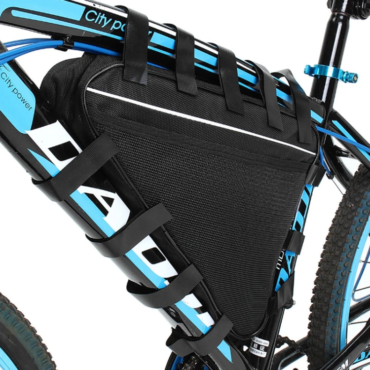 

693-1 Mountain Bike Battery Pouch Large Capacity Storage Bag, Size: 39x34x26x8cm(Black)