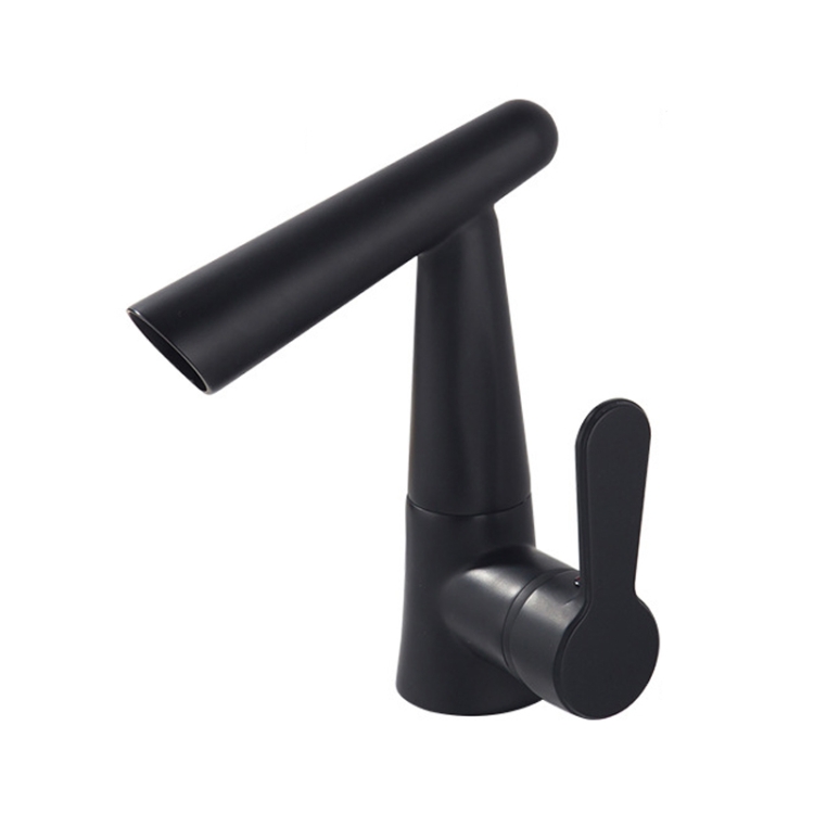

Qylt001 Horn Shape Vanity Faucet(Black)