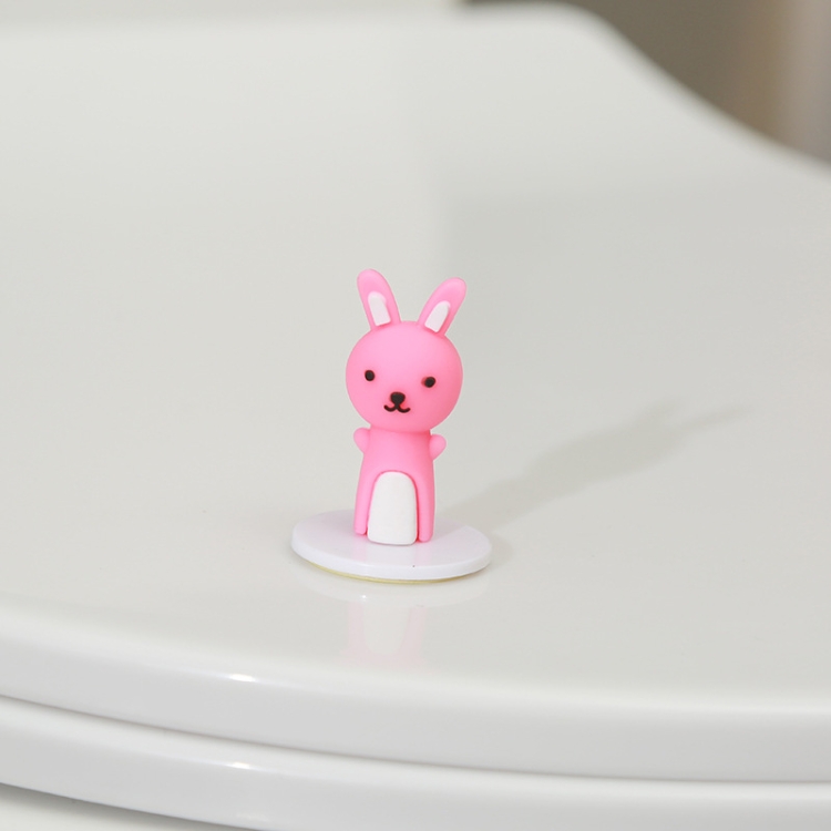 

20 PCS Cartoon Anti-dirty Hand Toilet Handle Toilet Lifter(Stereo Rabbit)