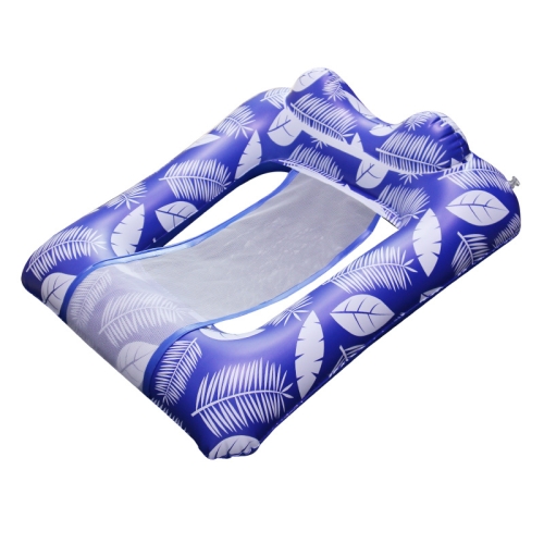 

80x110x25cm Water Floating Bed Hammock Inflatable Floating Row Sofa Swimming Sling Chair(Blue)