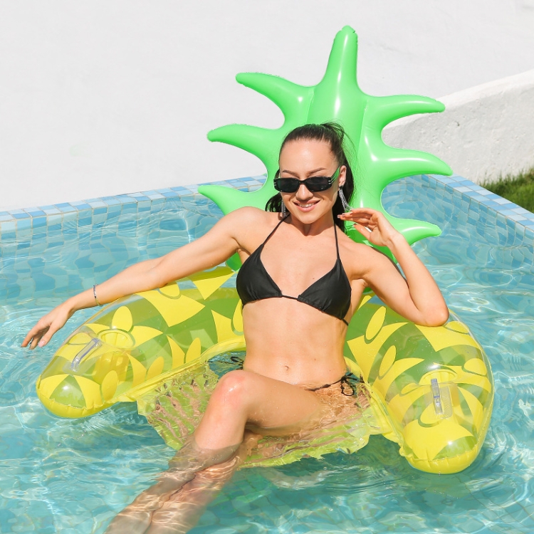 

ZY-155 Water Pineapple Recliner Floating Bed Foldable Sofa(Pineapple Yellow)