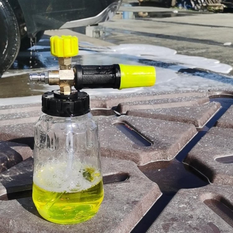 

High Pressure Cleaning Machine 1/4 Quick Plug-In Joint Transparent Foam PA Pot(Foam Pot+Joint)