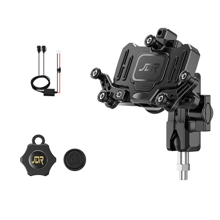 

Motorcycle Bracket Crab Navigation Phone Bracket,Style： M10+QC3.0 Dual USB Charge