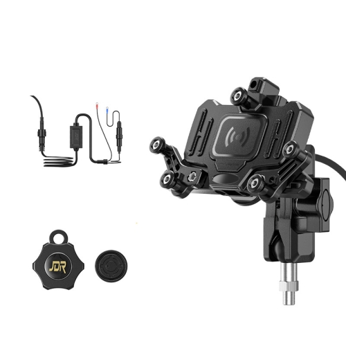 

Motorcycle Bracket Crab Navigation Phone Bracket,Style： M10+15W Wireless Charging