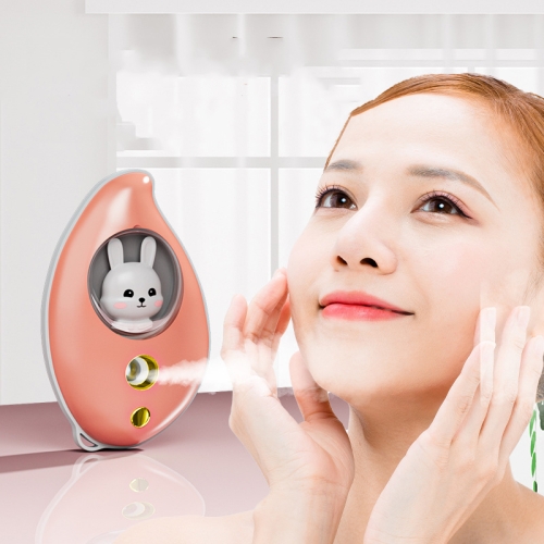 

Mango Spray Moisturizing Moisturizer Portable Handheld Facial Beauty Steamer(Pink)