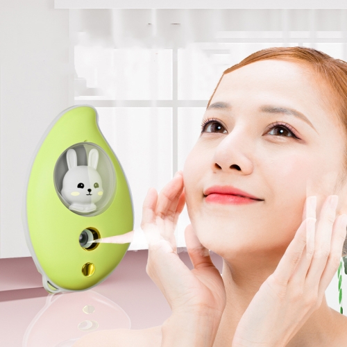 

Mango Spray Moisturizing Moisturizer Portable Handheld Facial Beauty Steamer(Green)