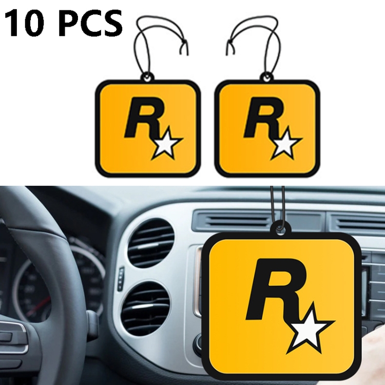 

10 PCS Car Perfume Pendant Fragrance Decoration(R Star )