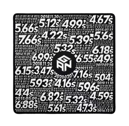 

GAN Timer-themed Rubik Cube Mat Quick Stack Cup Training Mat Non-Slip Mouse Pad(Black)