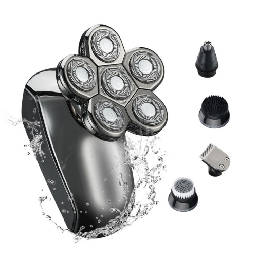 

5 in 1 Multifunctional IPX7 Waterproof Six-blade USB Electric Shaver, Specification: