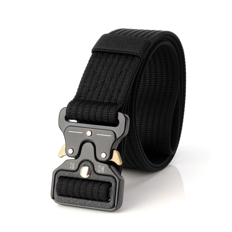 

Men Multifunctional Outdoor Wear Resistant Nylon Belt(Black)