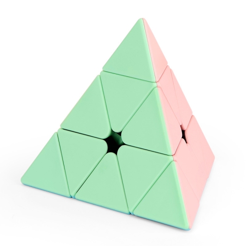 

Moyu Magic Tower Series Magic Cube Third-Order Macaron Color Magic Cube, Color: Pyramid