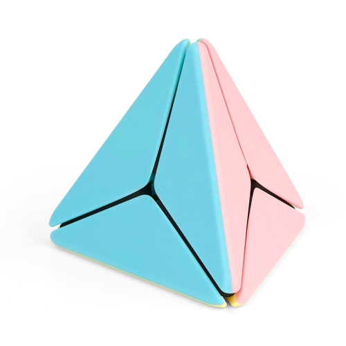 

Moyu Magic Tower Series Magic Cube Third-Order Macaron Color Magic Cube, Color: Boomerang